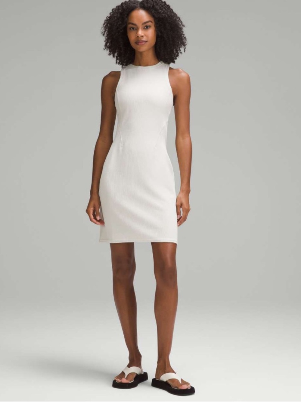 Lululemon Ribbed Softstreme Slim-Fit Tank Dress - Picture 1 of 16